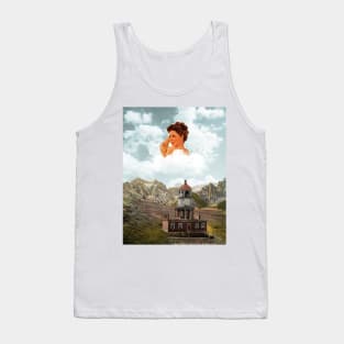 Morning Star - Surreal/Collage Art Tank Top